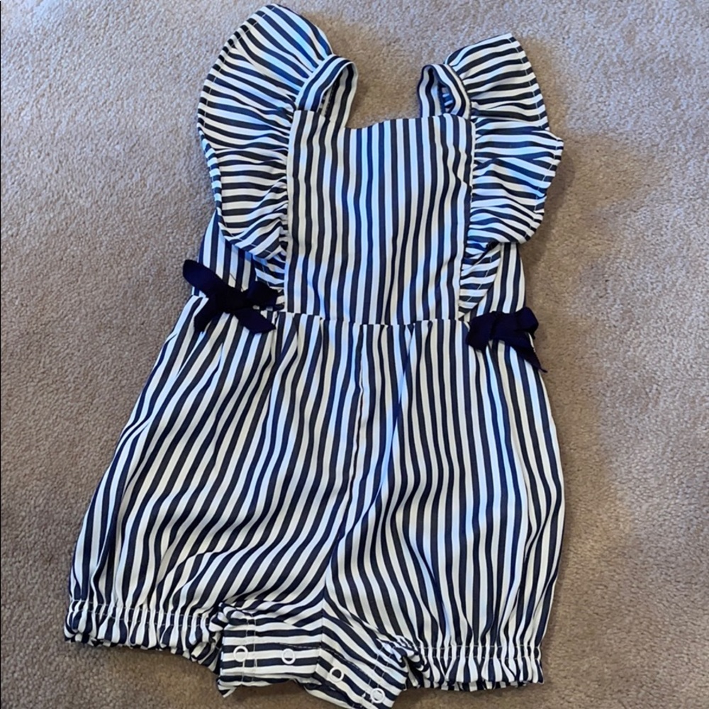 Habitual 12 months striped romper
